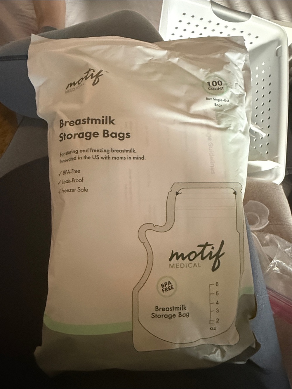 Motif Medical Breastmilk Storage Bags 200 Bags